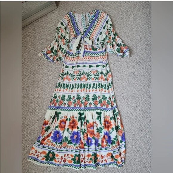 Farm Rio Maxi Dress size M - Picture 6 of 8